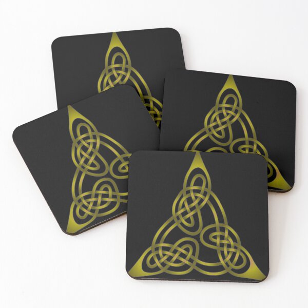 Item preview, Triangle Knot With Doubled Threads Yellow designed and sold by taiche.