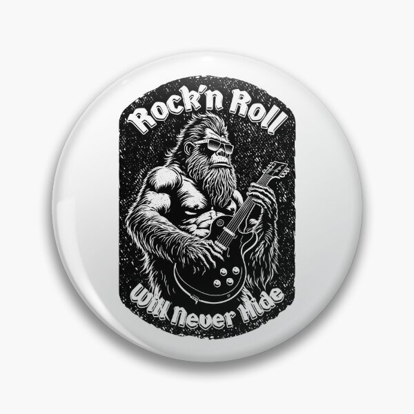 Item preview, Bigfoot Electric Guitar Rock'n Roll Will Never Hide Rocker designed and sold by GrandeDuc.