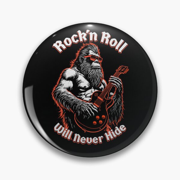 Item preview, Bigfoot Electric Guitar Rock'n Roll Will Never Hide Rocker designed and sold by GrandeDuc.