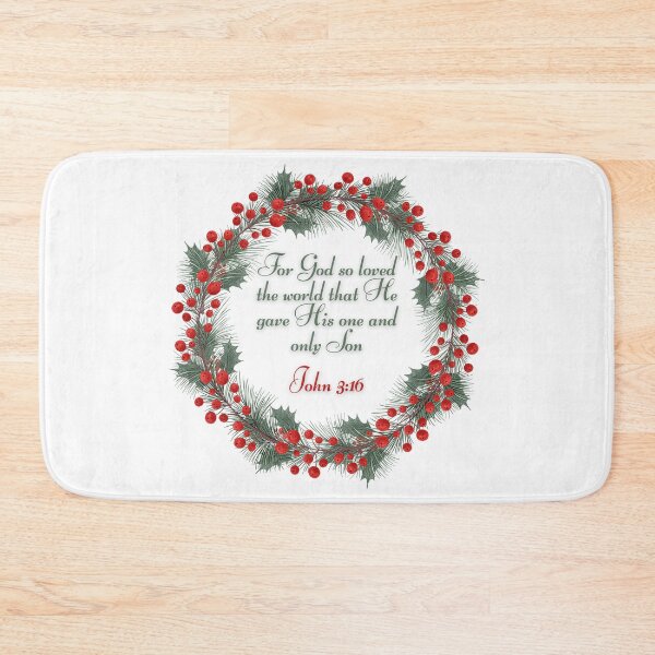 Item preview, John 3:16 - For God so loved the world that He gave His one and only Son designed and sold by FlutterByH.