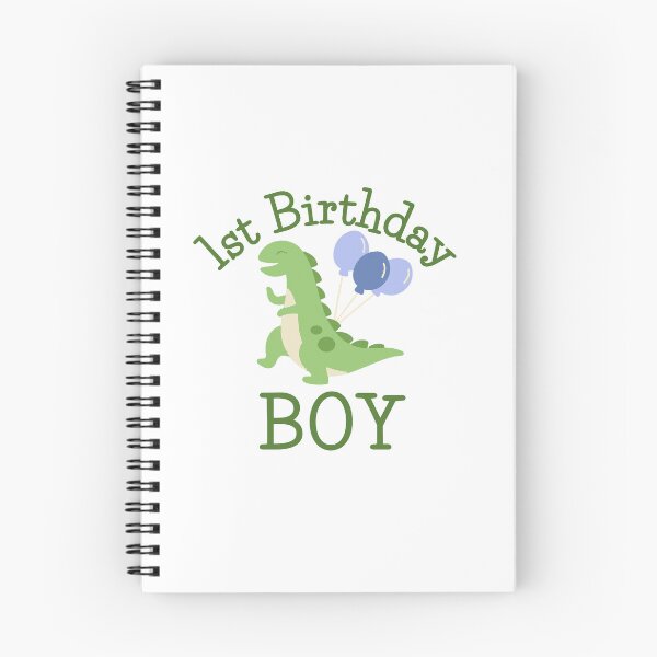 Item preview, 1st Birthday boy squad - cute dino dinosaur t-rex balloon party designed and sold by TNwandesignart.