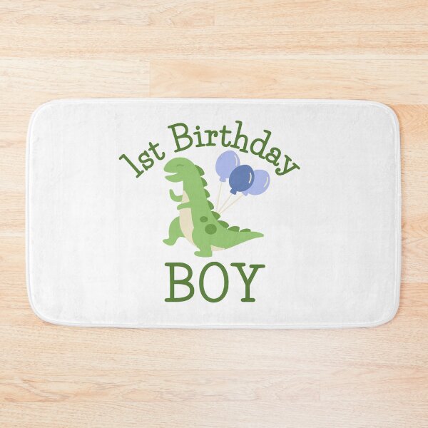 Item preview, 1st Birthday boy squad - cute dino dinosaur t-rex balloon party designed and sold by TNwandesignart.