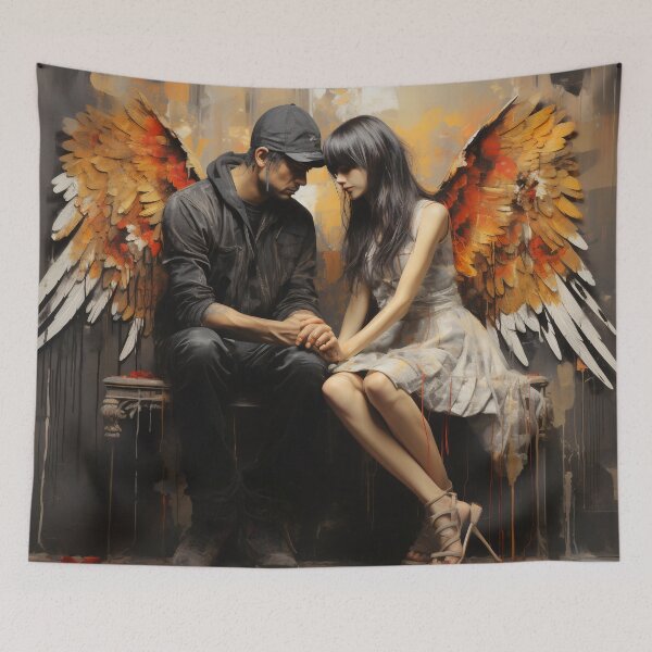 Item preview, Grunge Romance: A Portrait of Love in Disarray designed and sold by oanaunciuleanu.