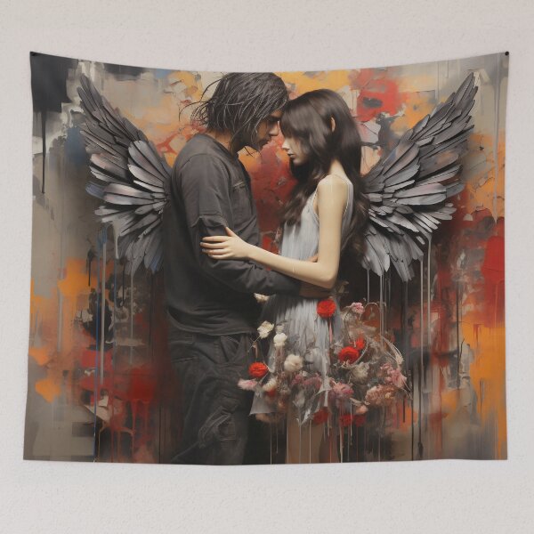 Item preview, Grunge Romance: A Portrait of Love in Disarray designed and sold by oanaunciuleanu.