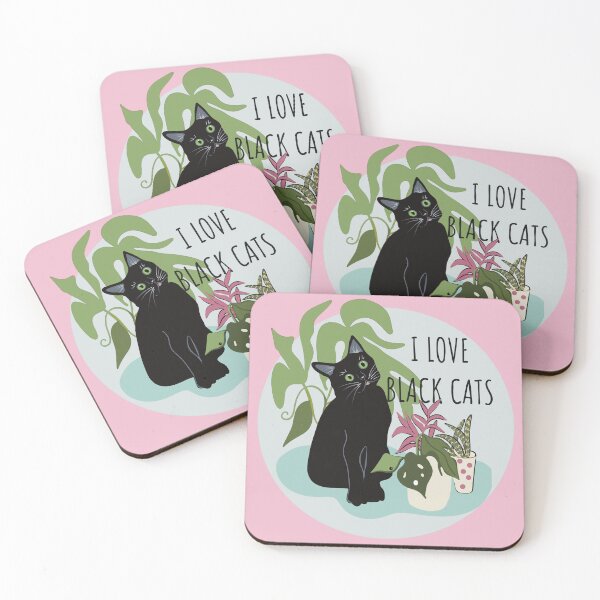 Item preview, I Love Black Cats designed and sold by Janpaints22.