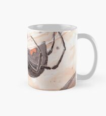 Black Widow Spider Watercolor Classic Mug