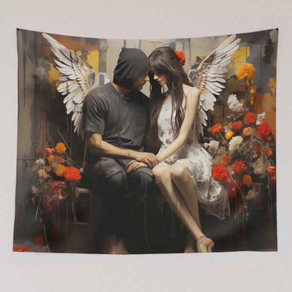 Item preview, Grunge Romance: A Portrait of Love in Disarray designed and sold by oanaunciuleanu.