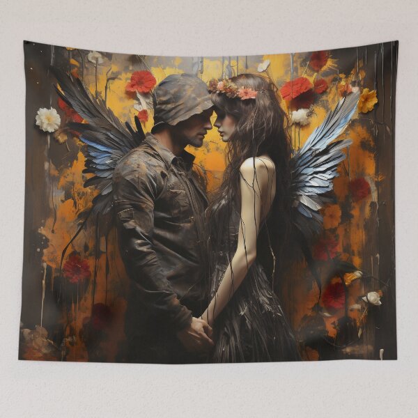 Item preview, Grunge Romance: A Portrait of Love in Disarray designed and sold by oanaunciuleanu.