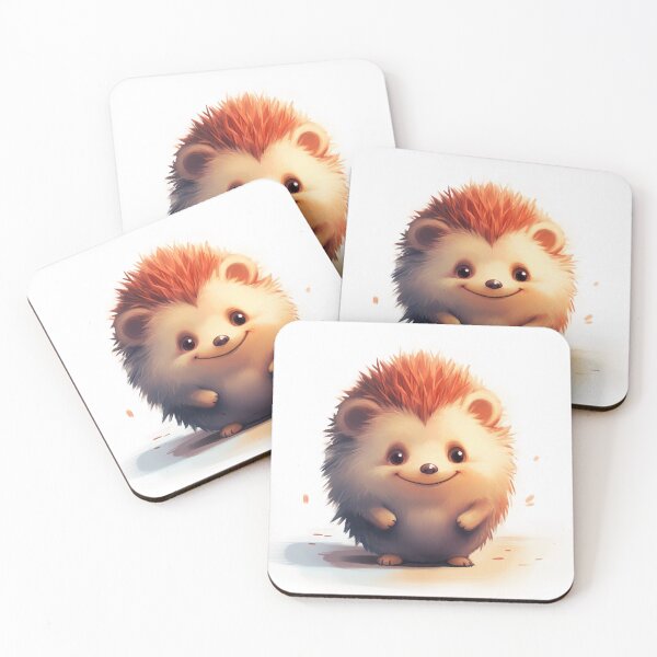 Item preview, Hedgehog with a really cute smile designed and sold by InfigoArt.