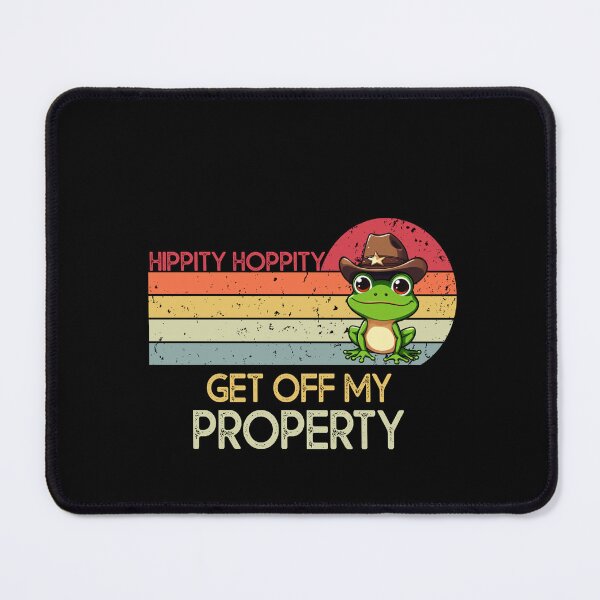 Item preview, Hippity Hoppity Get off My Property - Funny Adult Humor Sign designed and sold by Amineharoni.