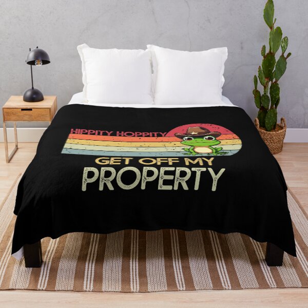 Item preview, Hippity Hoppity Get off My Property - Funny Adult Humor Sign designed and sold by Amineharoni.