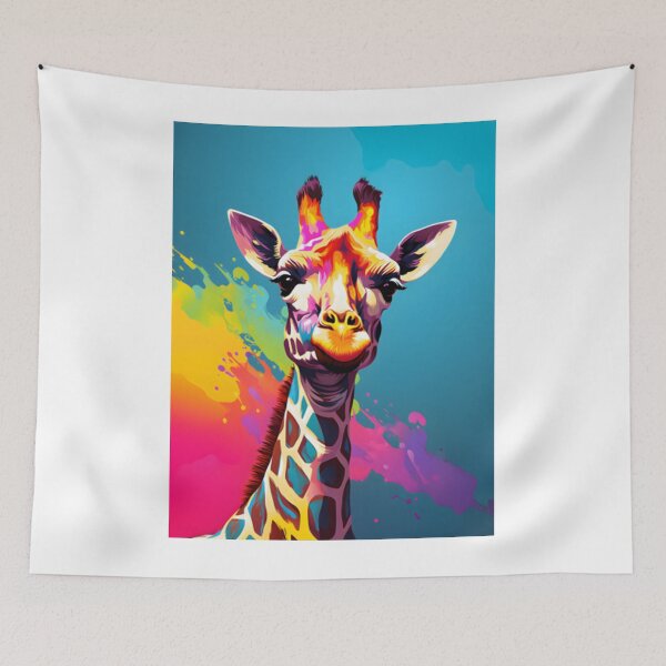 Item preview, Giraffe watercolor art designed and sold by RonaldoOConner.