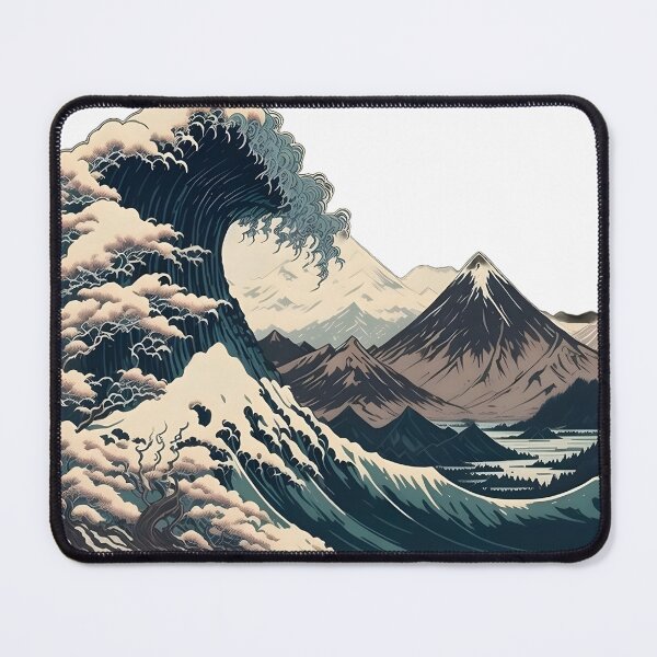 Item preview, The Great Wave off Kanagawa interpretation designed and sold by DoodleNestArt.