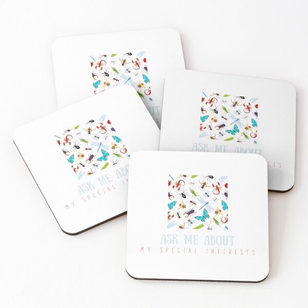 Item preview, Ask me about my special interests (insects edition) designed and sold by audhdmuslimah.