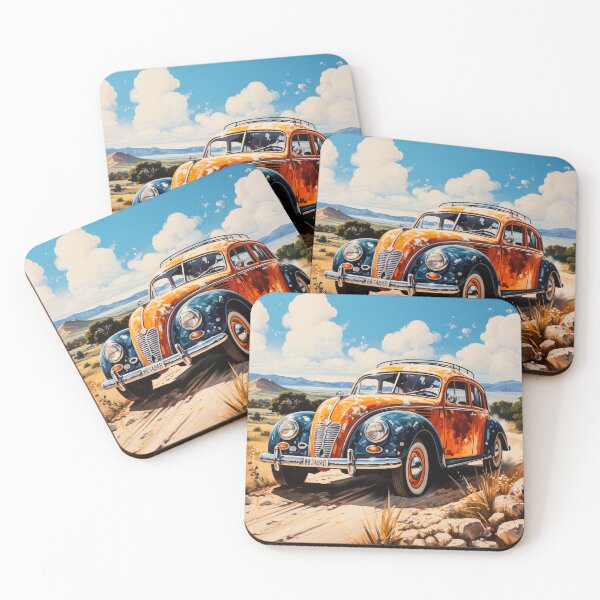 Item preview, Old Car Country Road Painting designed and sold by SteadyRolling.
