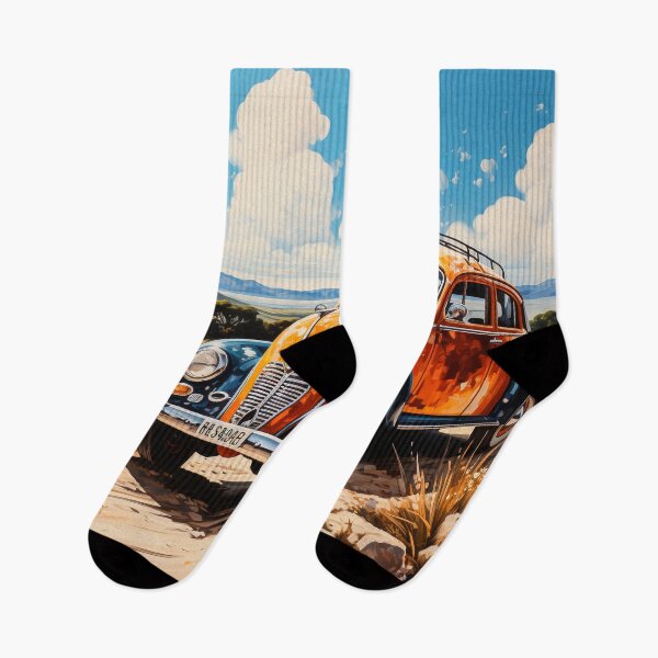 Item preview, Old Car Country Road Painting designed and sold by SteadyRolling.