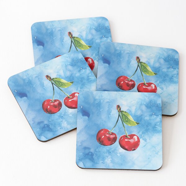 Item preview, Watercolor Cherry Print designed and sold by sophiesdesigns53.