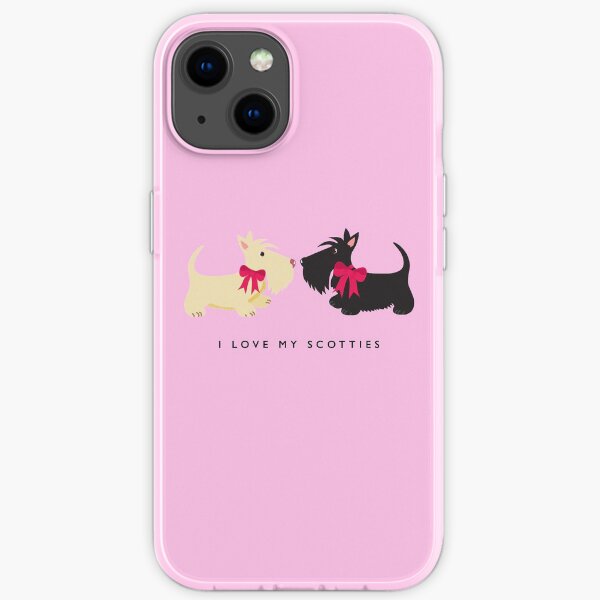 I Love My Scotties ©BonniePortraits.com iPhone Soft Case