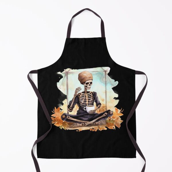 Item preview, Skeleton Drinking Coffee Yoga Pose Yoga Skeleton Coffee designed and sold by AnnaMDesign.