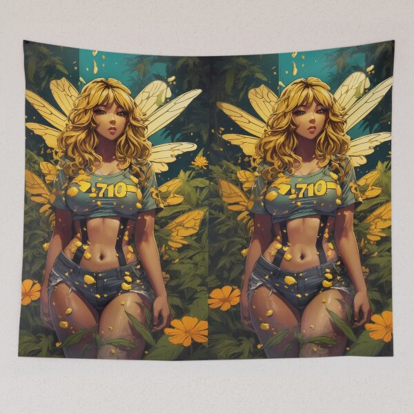 Item preview, Happy 710 Baby Honey Pot Girl Anime Akira Style Dripping in Gold Honey designed and sold by wojysmokes.