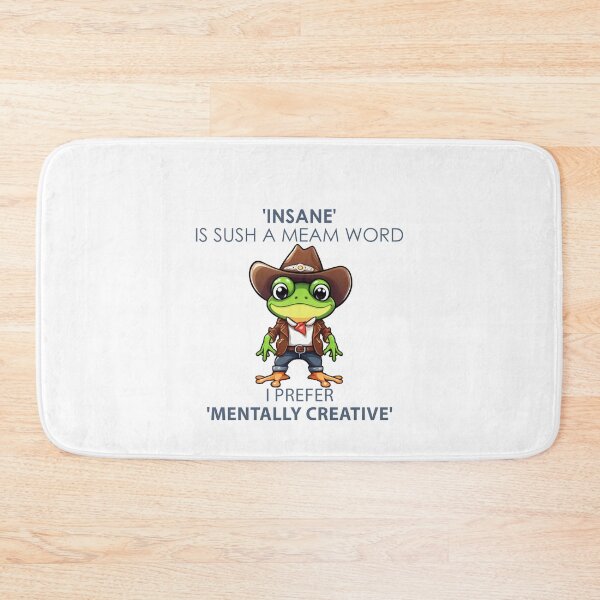 Item preview, The Mentally Creative Frog - Frog-tastic Insanity designed and sold by Amineharoni.