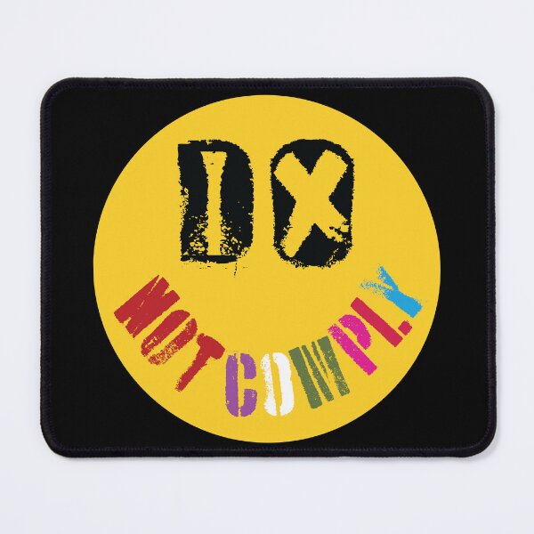 Item preview, DO NOT COMPLY Defiant Delight: Embrace Your Uniqueness with a Smile That Wont Comply Colorful Version designed and sold by pelagio.