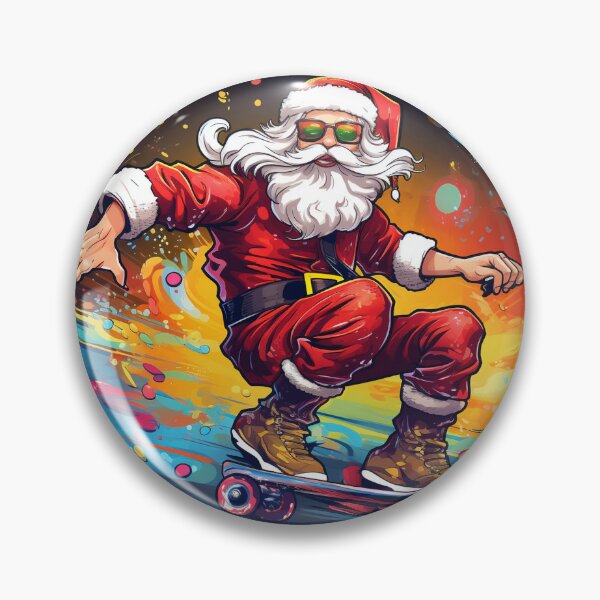Item preview, Super Santa: Skateboarding designed and sold by Christfield.