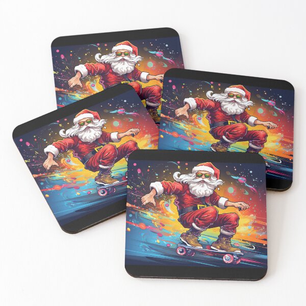 Item preview, Super Santa: Skateboarding designed and sold by Christfield.