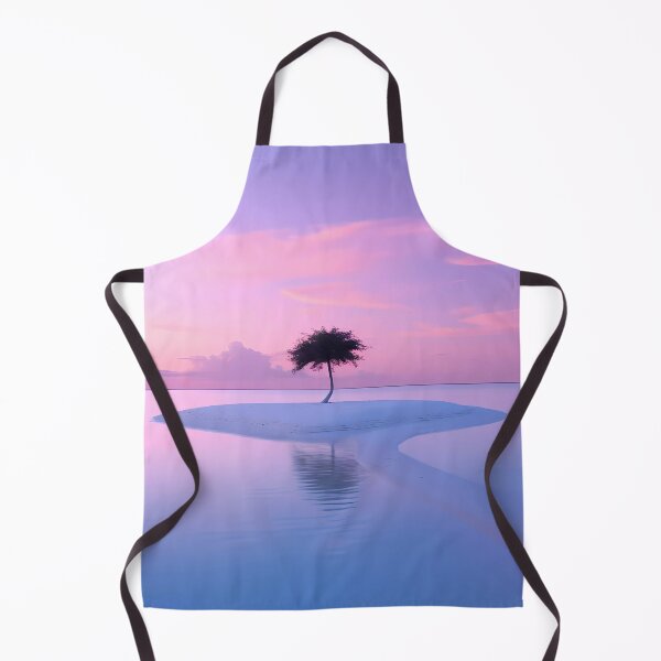 Item preview, "Tropical Paradise: A Small Island and Its Solitary Palm Tree" designed and sold by Art-Vortex-fr.