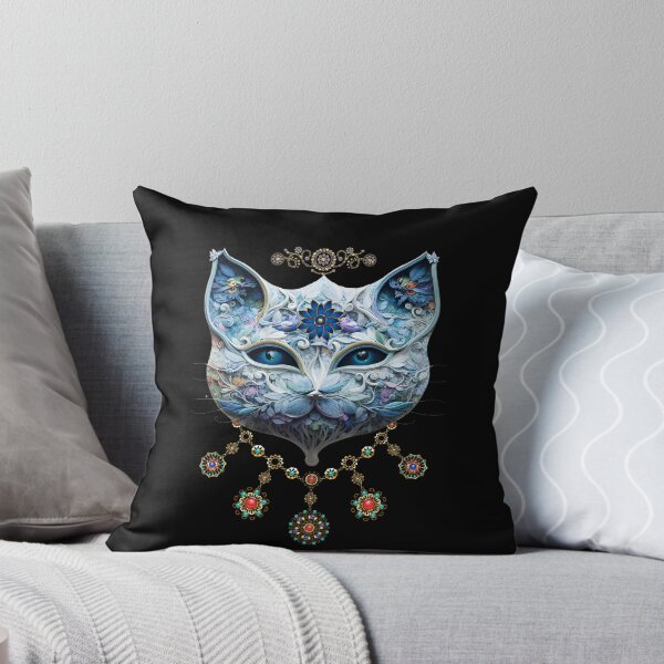 Item preview, Mystical masquerade cat in jewelry designed and sold by GorinART.