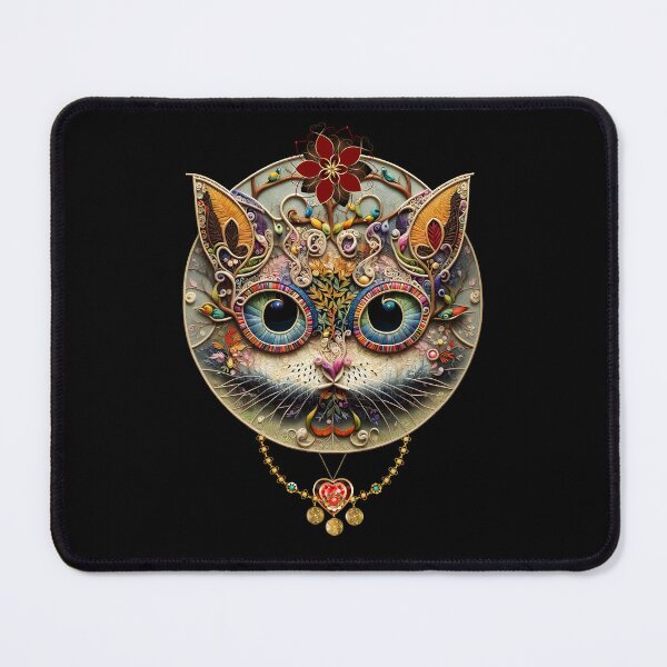 Item preview, Mystical masquerade cat in jewelry designed and sold by GorinART.