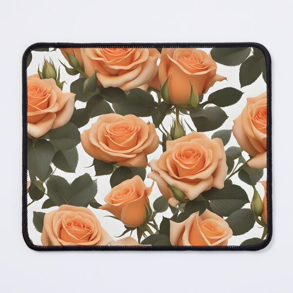 Item preview, Orange roses on white background designed and sold by lori189.