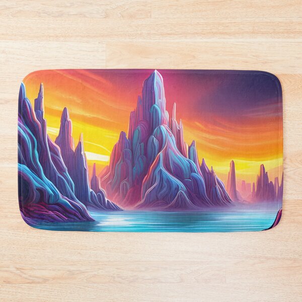 Item preview, Extraterrestrial Mountainscape designed and sold by Roanemermaid.