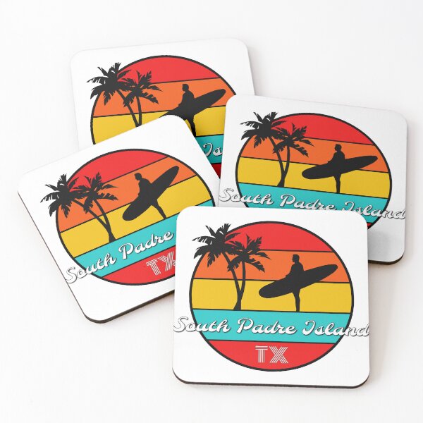 Item preview, South Padre Island Texas, South Padre Surfer, Palm Trees, Beach, Ocean designed and sold by BubbaCommerce.