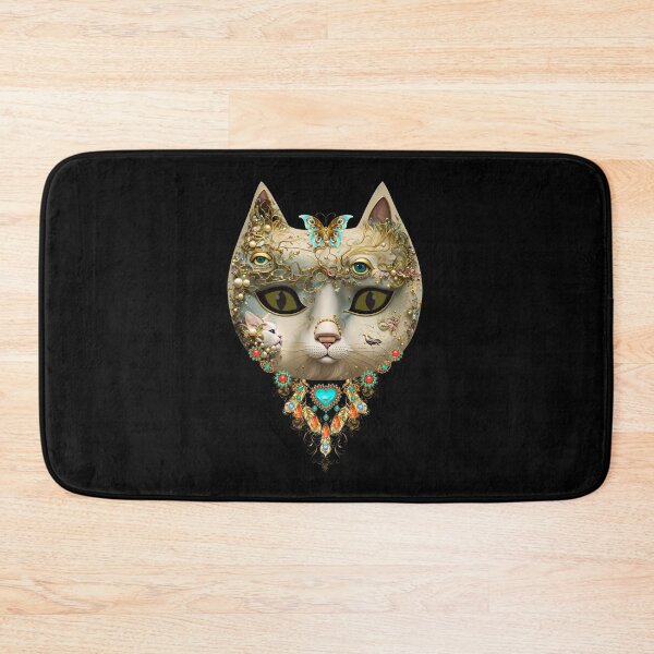 Item preview, Mystical masquerade cat in jewelry designed and sold by GorinART.