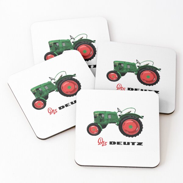 Item preview, Vintage tractor D15 Deutz illustration designed and sold by softpixel.