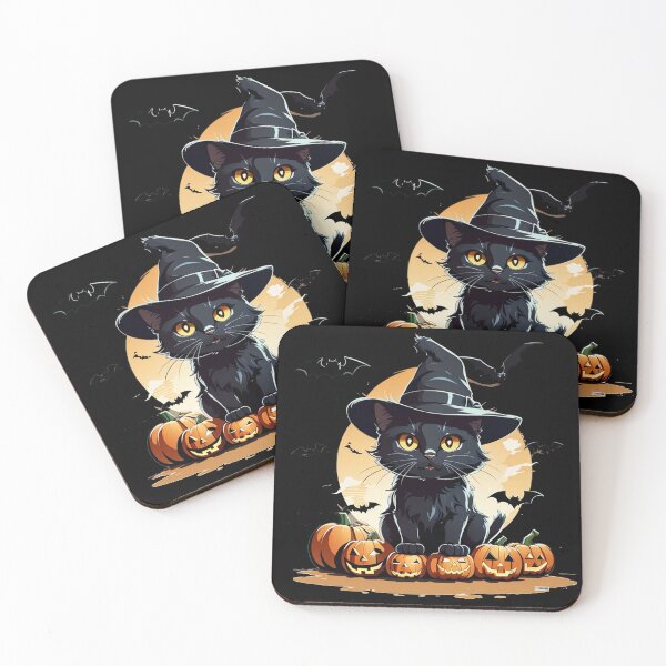 Item preview, Cute Black Cat designed and sold by TrendyPalette.