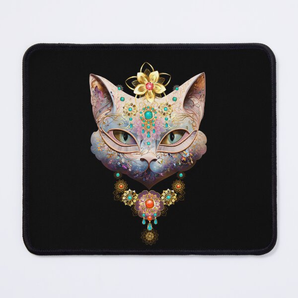 Item preview, Mystical masquerade cat in jewelry designed and sold by GorinART.