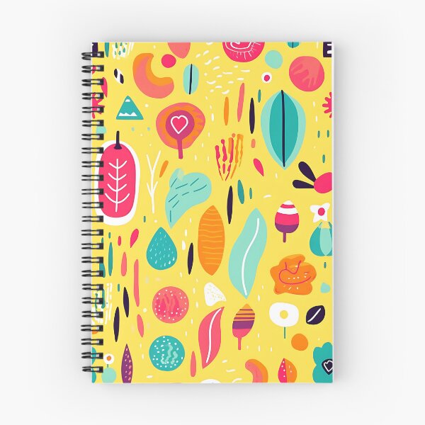 Item preview, Kaleidoscope of Flowers: Vivid Shapes on Yellow designed and sold by ArrangedDesigns.