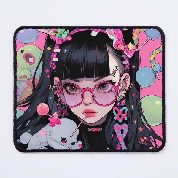 Item preview, Sweet Pink Fairy Kei Anime Girl designed and sold by bubblegoth.