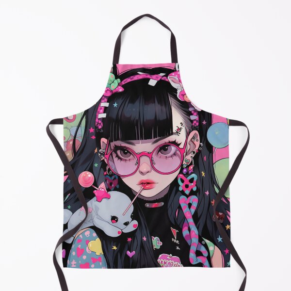 Item preview, Sweet Pink Fairy Kei Anime Girl designed and sold by bubblegoth.