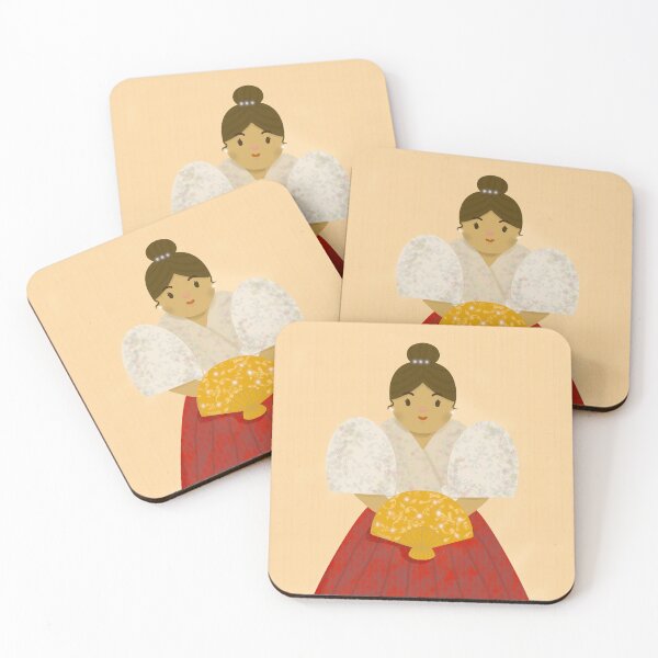 Item preview, Cute Filipina Maria Clara Costume Dress with Fan Red Version designed and sold by chocolatefund.