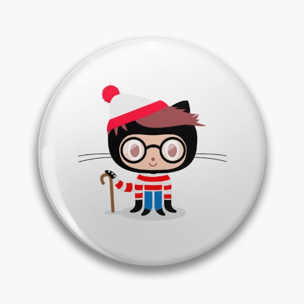 Item preview, Octocat where_s wally designed and sold by Dockery-Kurt.