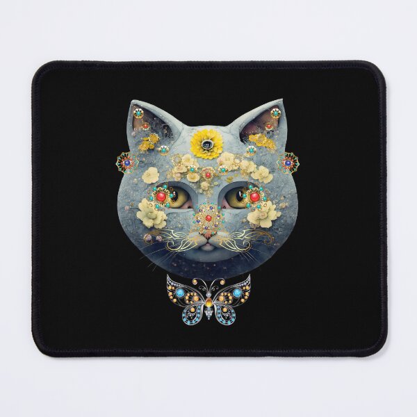 Item preview, Mystical masquerade cat in jewelry designed and sold by GorinART.