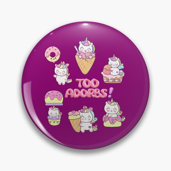 Item preview, Too Adorbs Cute Kawaii Unicorn Design designed and sold by RK-Artist.