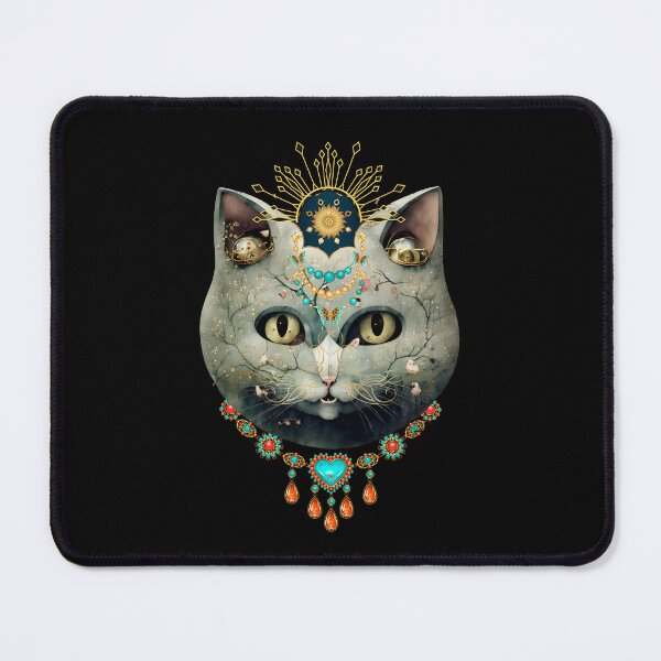 Item preview, Mystical masquerade cat in jewelry designed and sold by GorinART.