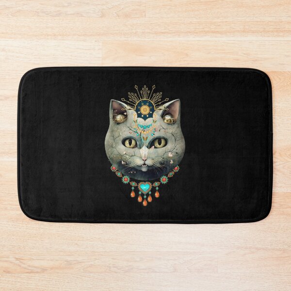 Item preview, Mystical masquerade cat in jewelry designed and sold by GorinART.