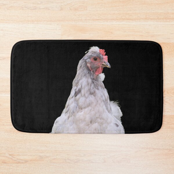 Item preview, White Hen Close Up - black background designed and sold by Louise-Mae.