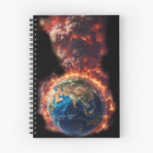 Item preview, world in flame designed and sold by ArtChords.