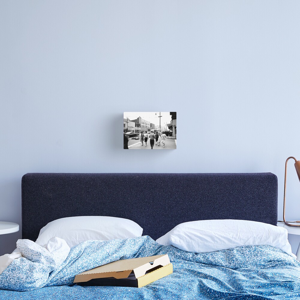 "Record Rendezvous Downtown Youngstown, Ohio, 1960s" Canvas Print by